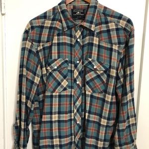 Cactus Man Flannel With Pearl Snaps
